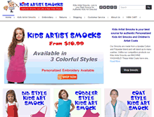 Tablet Screenshot of kidsartistsmocks.com